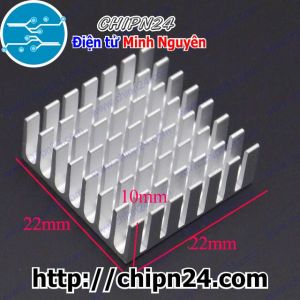 Tản nhiệt TN3 22x22x10mm Trắng