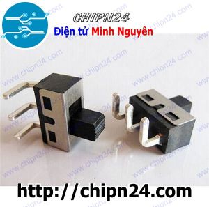 (K88) Công Tắc Gạt SS12D06 4.7MM (3 chân 2 vị trí Cong)
