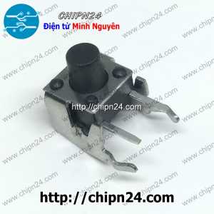 [10 cái] Nút nhấn 4 chân vuông cong 6x6x7mm DIP