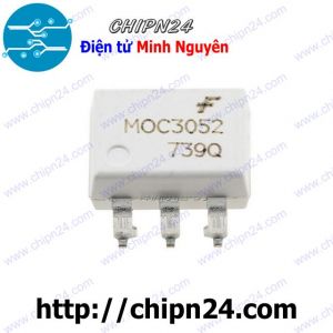 Opto Dán MOC3052 SOP-6 Trắng Hàng Tốt (SMD)