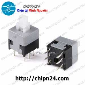 [10 cái] Nút nhấn 6 chân 8.5x8.5mm Tự giữ