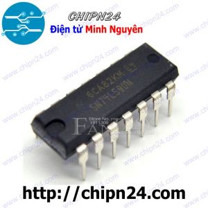 IC 74LS90 DIP-14 (SN74LS90N 7490) (IC  Bộ đệm thập kỷ)