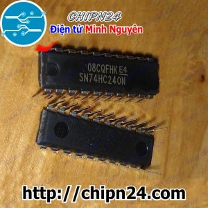 IC 74HC240 DIP-20 (SN74HC240 74240) (IC  Bộ đệm bát phân / trình điều khiển dòng)