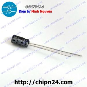 [25 con] Tụ hóa 33uF 16V Đen (4x7mm)