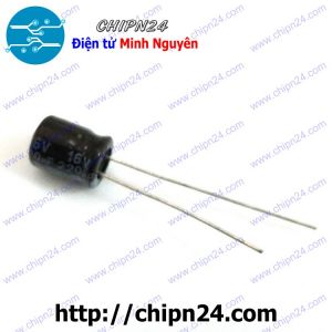 [10 con] Tụ hóa 220uF 16V Đen (6x12mm)