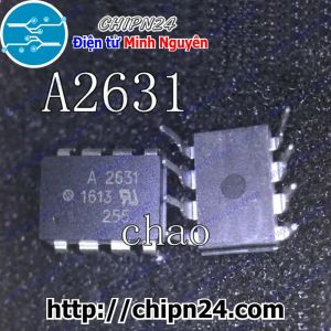 (DIP) Opto A2631 DIP-8 Đen (HCPL2631 2631)