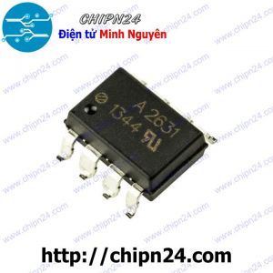 (SOP) Opto Dán A2631 SOP-8 Đen Đen (SMD) (HCPL2631 2631)