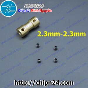 (K69) Khớp Nối Trục Đồng Nhỏ 2.3mm-2.3mm