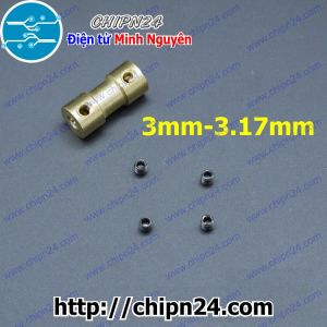(K72) Khớp Nối Trục Đồng Nhỏ 3mm-3.17mm