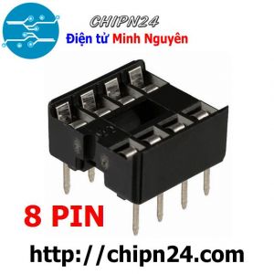 Đế IC 8P (DIP-8) (Đế cắm IC 8 chân)