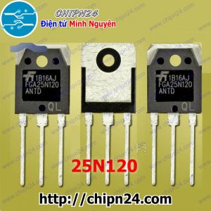 IGBT 25N120 TO-247 25A 1200V Kênh N (Sò bếp từ) (FGA25N120)