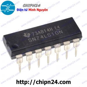 IC 74LS10 DIP-14 (SN74LS10N 7410) (IC Cổng NAND (3 Cổng NAND 3 ngõ vào))