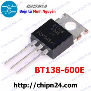 [KT1] Triac BT138-600E TO-220 12A 600V (BT138-600 BT138)