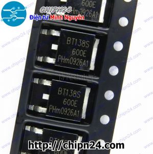 (SOP) Triac Dán BT138S-600E TO-252 12A 600V (SMD) (BT138-600 BT138)