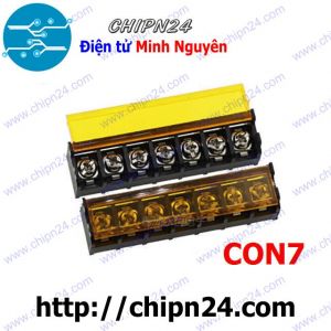 Domino HB9500 7P (Có bảo vệ) (9.5MM) (Terminal, Cầu đấu dây cọc nguồn)