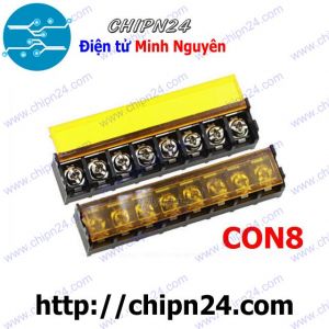 Domino HB9500 8P (Có bảo vệ) (9.5MM) (Terminal, Cầu đấu dây cọc nguồn)