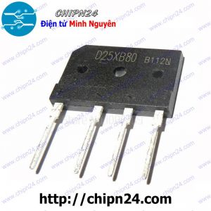 (F56) Cầu Diode D25XB80 25A 800V (25A)