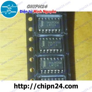 (SOP) IC Dán LM124 SOP-14 (SMD) (LM124DR 124)