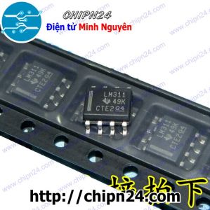 IC Dán LM311 SOP-8 Hàng Tốt TI (SMD) (LM311DR LM 311) (IC so sánh Analog)