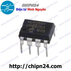 (DT) IC MCP2551 DIP-8 Hàng Tốt (MCP2551-I/P 2551)