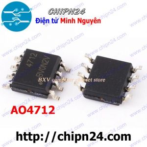 (SOP) Mosfet Dán AO4712 SOP-8 Hàng Tốt 13A 30V Kênh N (SMD) (4712)