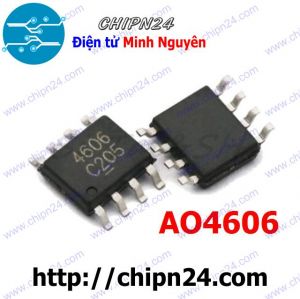 [SOP] Mosfet Dán AO4606 SOP-8 6A 30V (2 Kênh N) (SMD) (4606)