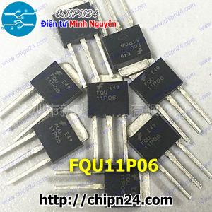 Mosfet 11P06 TO-251 9.4A 60V Kênh P (FQU11P06 FQU11P06TU)