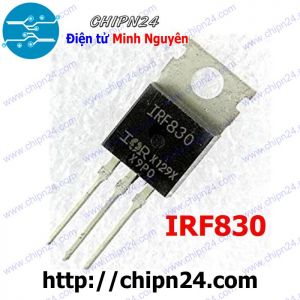 Mosfet IRF830 TO-220 4.5A 500V Kênh N (IRF830PBF F830 830)