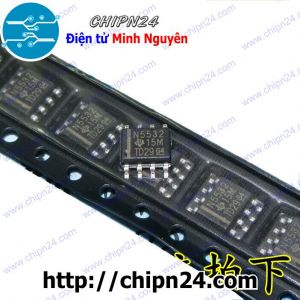 (SOP) IC Dán NE5532 SOP-8 (SMD) (NE5532DR 5532)