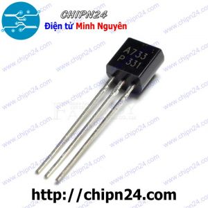 [10 con] (KT1) Transistor A733 TO-92 PNP 0.1A 60V (A733G 2SA733 733)