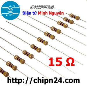 [50 con] Điện Trở 15R 1/4W 5%