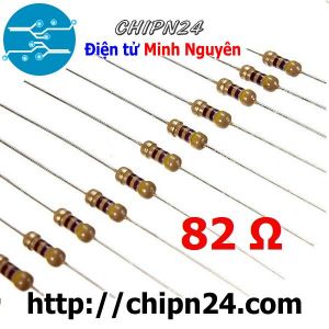 [50 con] Điện Trở 82R 1/4W 5%