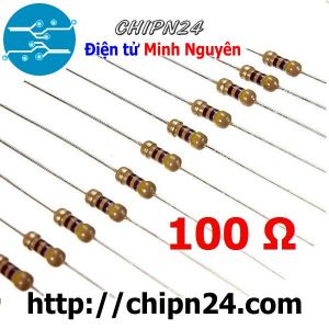 [50 con] () Điện Trở 100R 1/4W 5%