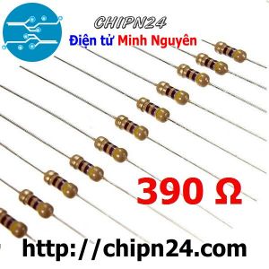 [50 con] () Điện Trở 390R 1/4W 5%