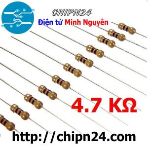 [50 con] Điện Trở 4K7 1/4W 5%