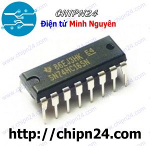 (DIP) IC 74165 74HC165 DIP-16 (SN74HC165N) (IC Ghi dịch 8 bit)