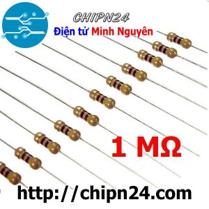 [20 con] Điện Trở 1M 1/4W 5%