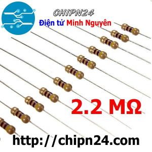 [20 con] Điện Trở 2M2 1/4W 5%