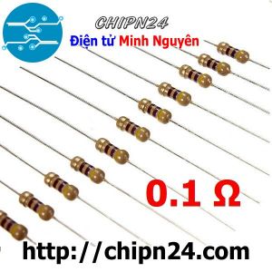[20 con] Điện Trở 0.1R 1/4W 5%