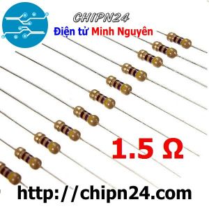[20 con] Điện Trở 1.5R 1/4W 5%