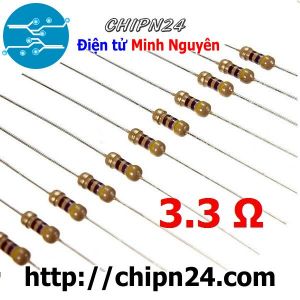 [20 con] Điện Trở 3.3R 1/4W 5%