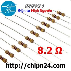 [20 con] Điện Trở 8.2R 1/4W 5%