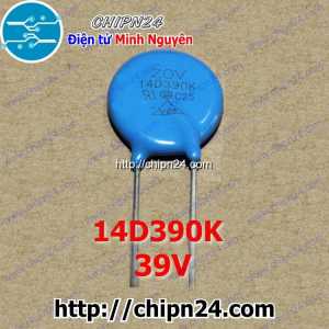 Tụ chống sét Varistor 14D 39V 14D390K (Đường kính 14mm)