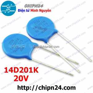 (F242) Tụ chống sét Varistor 14D 200V 14D201K (Đường kính 14mm)