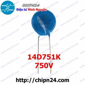Tụ chống sét Varistor 14D 750V 14D751K (Đường kính 14mm)