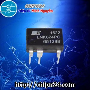 (DT) IC LNK624PG DIP-7 Hàng Tốt (LNK624P LNK624 LNK 624) (AC/DC Converters 5.5 W 85-265 VAC)