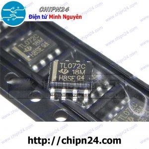 (SOP) IC Dán TL072 SOP-8 (SMD) (TL072C TL072CDR 072)