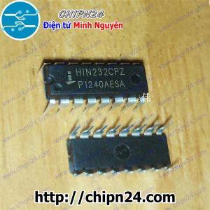 (DIP) IC HIN232 DIP-16 (HIN232CPZ 232 RS232 MAX232 Loại Tốt)