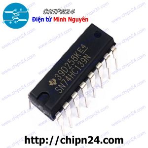 (DT) IC 74139 74HC139 DIP-16 Hàng Tốt (IC Giải mã 2 đường sang 4 đường)