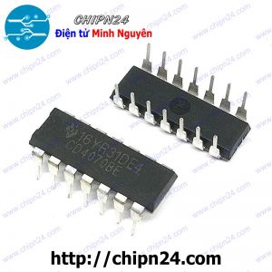 [DIP] IC CD4070 DIP-14 (CD4070BE) (IC Cổng EX-OR (4 Cổng EX-OR 2 ngõ vào))